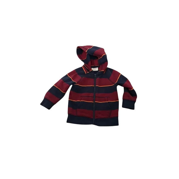 Cat & Jack Other - Cat & Jack Toddler Boys Striped Hoodie Sweater 2t Multicolor Casual